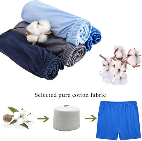 for Middle Elderly Ladies Seniors Women 100% Cotton Underwear Boxer Briefs Loose Soft Panties Shorts in Saudi Arabia
