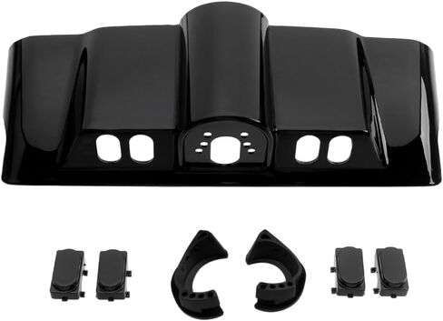 غطاء لوحة أجهزة القياس الداخلية ABS لسيارة Harley Touring Electra Glide 1996-2013، Street Glide 2006-2013، Tri Glide Ultra 2009-2013 (كروم) in Kuwait