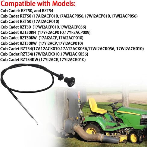 61" Choke Cable 946-04214 Replacement Z Force RZT SZ 48 50 54 60 S L LZ LE KH FAB ZT2,Replaces 746-04214 Throttle Control Parts in Saudi Arabia