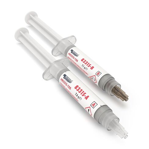 MG Chemicals 8331S Silver Epoxy Adhesive - High Conductivity, 4 hr. Working time, 15 g, 2 Dispeners (8331S-15G) in Kuwait