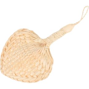 Luxshiny Natural Palm Leaf Hand Fan Handmade Summer Fan Decorative for Parties Weddings and Home Decor in Saudi Arabia