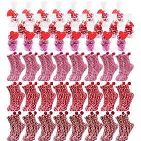 جوارب كب كيك لعيد الحب، 8/12/24 زوجًا من الجوارب ذات النعال المنفوش، هدية عيد الحب بنفسك in Kuwait