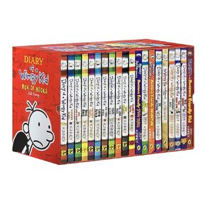مجموعة مذكرات جيف كيني لمجموعة سلسلة الأطفال Wimpy Kid من 1 إلى 21 كتابًا، مجموعة محاصر، كتاب جديد in Kuwait