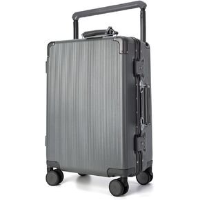BEITH Hardside Luggage, BS849 Aluminium Frame Suitcase with Cup Holder, Wide Tie Rod, TSA Customs Lock, PC Shell, 360° Double Spinner Wheels, Soft Handle, Waterproof in Kuwait