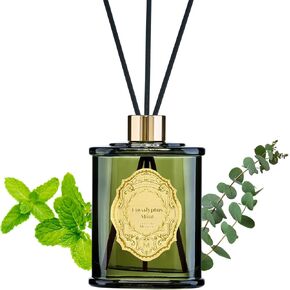 M&SENSE 8.4 oz Large Reed Diffuser for Home | Santal(Sandalwood) Scent Oil Diffuser with Sticks | Bedroom Bathroom Living Room Decor in Saudi Arabia