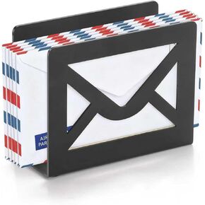 حامل رسائل سطح المكتب، حامل بريد معدني لسطح المكتب مع تصميم مظروف مقصوص، فارز منظم الرسائل للمكتب، مغلف المكتب ورف تخزين المستندات in Kuwait