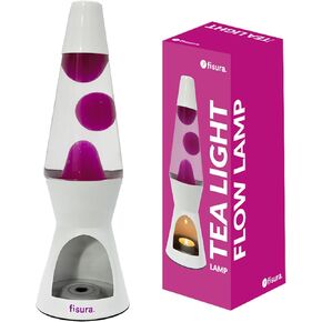 فيسورا - مصباح الصهارة مع شمعة. خالية من الكهرباء. تصميم تيراكوتا. صديقة للبيئة الحركة مصباح. الهدية الأصلية. القياسات: 11.42 بوصة × 3.35 بوصة (الشمعة غير متضمنة). in Kuwait