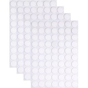 Clear Sticky Tack Adhesive Poster Tacky Putty Removable Round Mounting Putty Double-Sided Round No Traces Adhesive Sticker Waterproof Stickers for Christmas Festival Decoration (210 Pieces, 20 mm) in Saudi Arabia