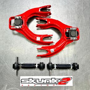 Skunk2 Tuner Series Front Camber Kit with Rev Racing Rear Camber Arms for 1992-1995 Honda Civic EG Coupe Sedan Hatch (All) in Saudi Arabia