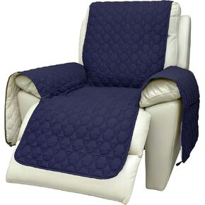 أغطية كرسي RBSC Home مقاس 23 بوصة مقاومة للماء ومضادة للانزلاق (عرض مقعد حامي 2019 يصل إلى 23 بوصة للحيوانات الأليفة والرضع والكلاب والقطط والأطفال (23 بوصة R داكن أزرق) in Kuwait