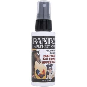 BANIXX Dog/Cat Ear Infection, Hot Spot & Ringworm Treatment, Itchy Skin Relief & Ear Cleaner-2oz in Kuwait