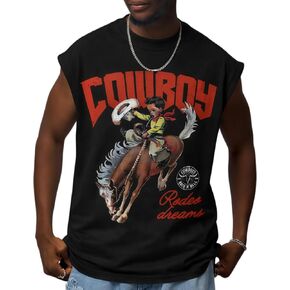 Mens Graphic Tank Tops, Christian Shirts Y2K Oversized Jesus Cotton Sleeveless Printed Tees in Saudi Arabia