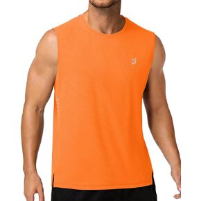 Roadbox Men’s Athletic Sleeveless Shirts, Quick Dry Workout Tank Top, Lightweight Muscle Shirts for Sports Gym Running Summer in Saudi Arabia