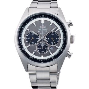Orient Sporty Neo 70's Neo Seventees Solar Panda Wristwatch, Dark Gray in Saudi Arabia