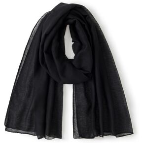 Men's Oversized Voile Scarf 35"x71" (90x180 cm) - Lightweight Breathable, Urban Style Neck Warmer | Gift Packaging Included in Saudi Arabia