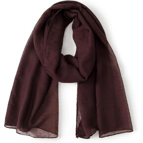 وشاح فوال كبير الحجم للرجال مقاس 35 × 71 بوصة (90 × 180 سم) - خفيف الوزن ومسامي، لتدفئة الرقبة على الطراز الحضري | تتضمن عبوة الهدايا in Kuwait