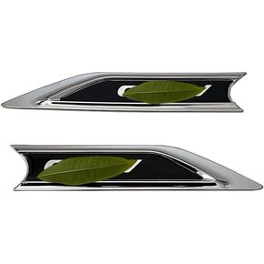 for Honda CRV CR-V 2017 2018 2019 2020 2021 2022 Accessories Sport Auto Exterior Chromed Air Vent Hood Intake Fender Trim Side Wing Fender Emblem Badge Decoration Cover Trim(Silver) in Saudi Arabia