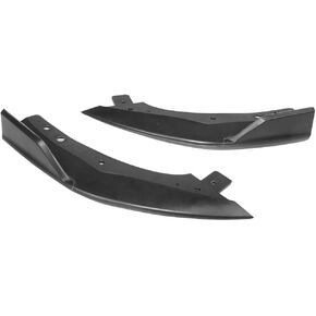 IKON MOTORSPORTS, Rear Splitters Compatible with 2019-2022 Toyota Corolla Hatchback 5Dr, T Style Unpainted ABS 2PCS Set Lower Bumper Chin Lip Diffuser Apron Body Kit, 2020 2021 in Saudi Arabia