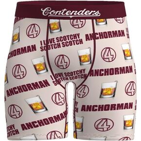 سراويل داخلية قصيرة من Contenders x Anchorman - ملاءمة مطاطية فائقة النعومة - ملابس داخلية للرجال لا يمكن ركوبها - للارتداء طوال اليوم in Kuwait