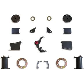 MAX TRAC SUSPENSION'S Part# 941370-5 is A Box KIT (Box 3) Including DIFF Drop Brackets, SWAY BAR Brackets, STRUT SPACERS, AXLE SPACERS, Brake LINE Brackets, & Hardware in Saudi Arabia