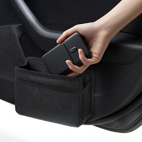 Mini Car Trash Can Hanging Car Trash Bin Foldable Waterproof Garbage Organizer Vehicle Essentials Garbage Can for Most Cars, Home and Office in Kuwait