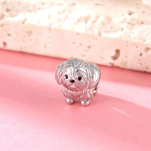 Shih Tzu Gifts 925 Sterling Silver Shih Tzu Charms Dog Charms Cute Dog Jewelry Gifts for Women Shih Tzu Lovers in Saudi Arabia