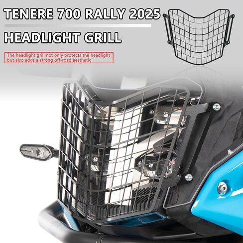 FOR 2025 Suitable for TENERE/700 TENERE700 Rally Tenere 700 Tenere 700 Rally 2025- headlight modification, headlight protection frame, crash shield, protective netting accessories. in Kuwait
