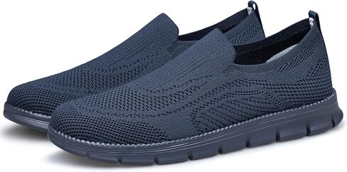 Mens Slip on Walking Shoes Lightweight Running Workout Gym Athletic Tennis Casual Sneakers in Saudi Arabia