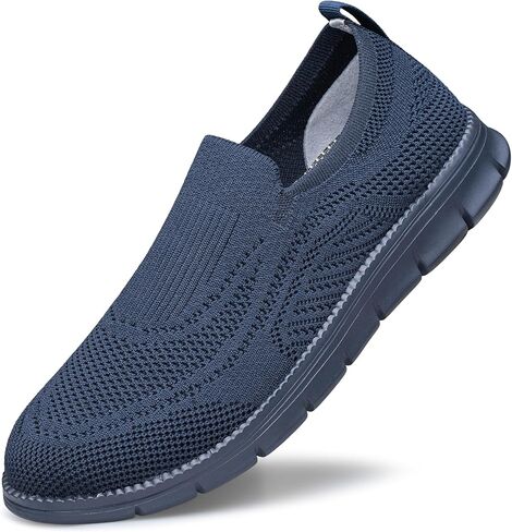 Mens Slip on Walking Shoes Lightweight Running Workout Gym Athletic Tennis Casual Sneakers in Saudi Arabia