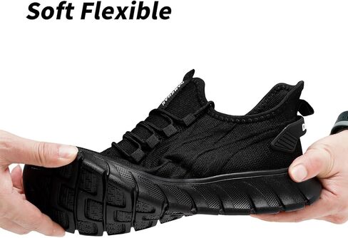 Mens Running Shoes Tennis Gym Sneakers Non Slip Walking Work Shoes Lightweight Breathable Athletic Jogging Casual Shoe in Saudi Arabia