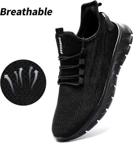 Mens Running Shoes Tennis Gym Sneakers Non Slip Walking Work Shoes Lightweight Breathable Athletic Jogging Casual Shoe in Saudi Arabia