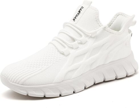 Mens Running Shoes Tennis Gym Sneakers Non Slip Walking Work Shoes Lightweight Breathable Athletic Jogging Casual Shoe in Saudi Arabia