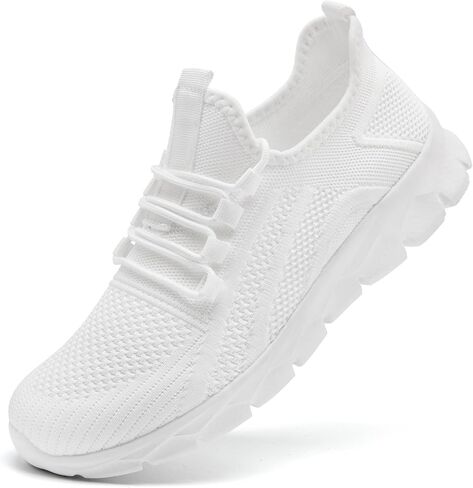 Mens Running Shoes Tennis Gym Sneakers Non Slip Walking Work Shoes Lightweight Breathable Athletic Jogging Casual Shoe in Saudi Arabia