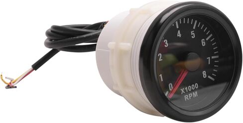 52 مللي متر مقياس سرعة الدوران الكهربائي 0-8000 دورة في الدقيقة 2 "RPM Tacho متر ل 2 3 4 5 6 8 اسطوانة محرك البنزين سيارة قارب يخت in Kuwait