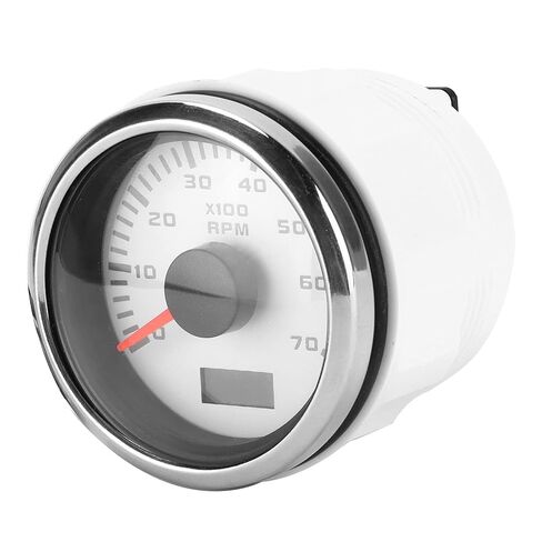 52mm/2.1in Waterproof Pointer Tachometer for Car Truck Boat 9‑32VDC in Saudi Arabia