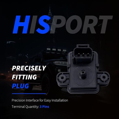 مستشعر خريطة الضغط المطلق المنوع من HiSport - متوافق مع F250 F350 F450 F550 Super Duty E350 E450 Excurison F650 F750 Diesel 6.0L استبدال CX-1961، 2L1A9F479AA، 2L1Z9F479AA in Saudi Arabia