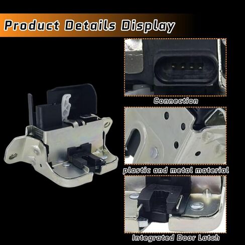Car Tailgate Boot Trunk Latch Lock Block Compatible with VW Sharan Touareg Seat Alhambra 7P0827505E 7P0827505G 7P0827505L 7P0827505N in Saudi Arabia