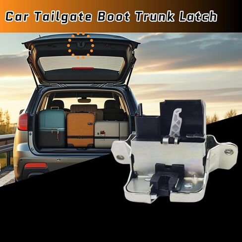 Car Tailgate Boot Trunk Latch Lock Block Compatible with VW Sharan Touareg Seat Alhambra 7P0827505E 7P0827505G 7P0827505L 7P0827505N in Saudi Arabia