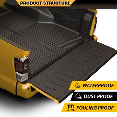 Tailgate Liner Compatible with Chevy Silverado 1500 2500HD LD 1500 2014-2019, Fit GMC Sierra 1500 2500HD 1500 Limited 2014-2019 Tailgate Mat in Saudi Arabia