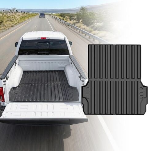 BDFHYK حصيرة سرير شاحنة عالية الجدار متوافقة مع سرير Ford Ranger 5FT 2024-2025، بطانة ملائمة لجميع الأحوال الجوية مع سطح سهل التنظيف من مادة TPE، حماية للشحن (ليست لبطانات السرير المنسدلة) in Kuwait