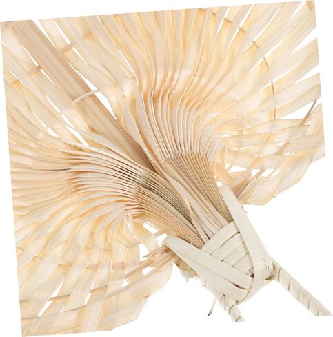 OUNONA Handmade Heart-shaped Fan Woven Handheld Cooling Fan for Weddings Parties and Home Decor Artisan Crafted for Elegant Events in Saudi Arabia