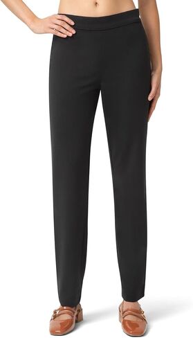 No Nonsense Women's Ponte Straight Leg Leggings Pull-on Pants in Kuwait