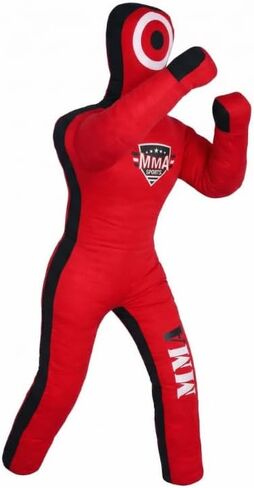 SPORTS Grappling Dummies | Punching Dummy for Adults & Youth | Boxing Dummy Brazilian Jujitsu gi, Judo, Karate | Wrestling Training Dummy-(Standing 6FT / 72IN) UNFILLED, Blue in Kuwait