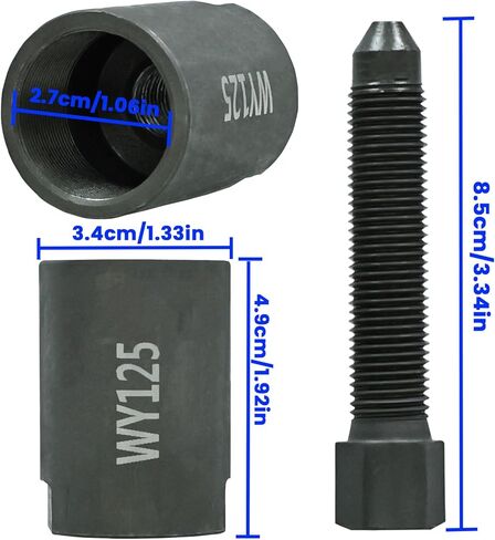 أداة سحب خيط دولاب الموازنة M28 x 1.0 RH، أداة سحب دولاب الموازنة للدراجات النارية متوافقة مع هوندا سوزوكي كاواساكي KTM in Kuwait