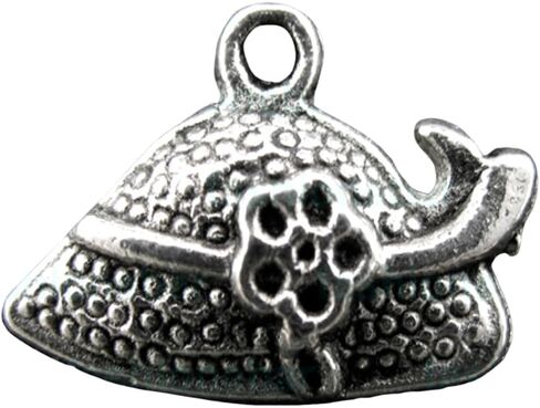 Bringsine 100 قطع العتيقة الفضة مطلي الجوف جميل القلب سحر قلادة أساور يدوية قلادة صنع المجوهرات الحرفية بالجملة in Kuwait