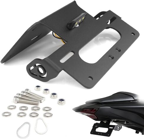 مزيل الحاجز مناسب لـ YZF-R25/MT-03 15-24، YZF-R3/MT-25 15-25 الذيل مرتب مع ضوء لوحة ترخيص LED in Kuwait