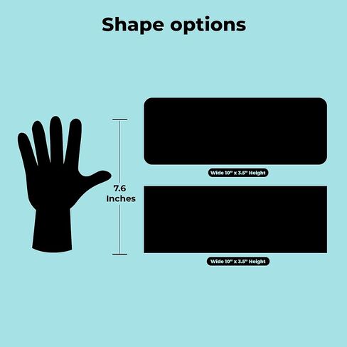 لوحة اسم مكتب أكريليك EGD مخصصة I ديكور مكتب لطيف I ملحقات مكتبية مع خيارات مواد مختلفة أنا لوحة اسم مخصصة مع خيارات الخط (10 × 3.5 بوصة) (1. أكريليك) in Kuwait