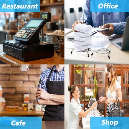 5 قطع من دبابيس استلام التذاكر، حامل إيصالات التذاكر من الفولاذ المقاوم للصدأ، حامل فاتورة الشيك، حامل ورق قضيب الشوكة in Kuwait