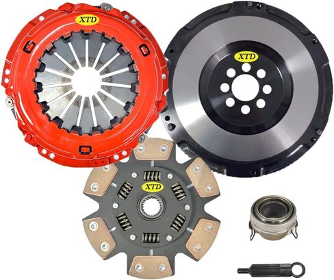 مجموعة قابض السباق XTD المرحلة 3 + عجلة طيران مولي من الكروم متوافقة مع 1998-2002 Toyota Altezza RS200؛ SXE10 (2.0 لتر DOHC 4 سلندر 3S-GE 6 سرعات) in Saudi Arabia