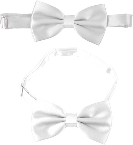 مجموعة منديل الجيب من Baluue من الساتان Cummerbund المربوطة مسبقًا، ملحقات السهرة الرسمية مقاس قابل للتعديل لملابس الزفاف والسهرات in Saudi Arabia
